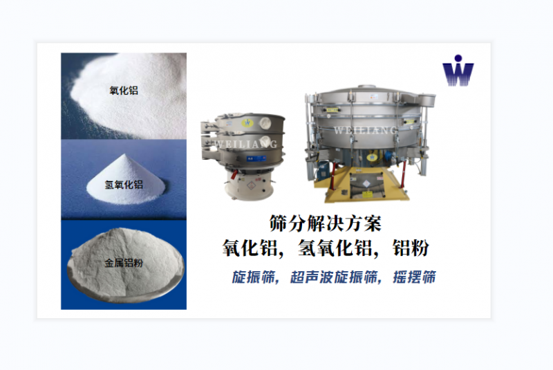 氧化鋁、氫氧化鋁、金屬鋁粉篩分案例